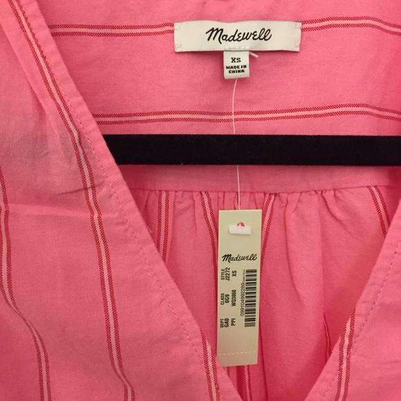 Madewell Wrap Top in Cecilia Stripe - Picture 3 of 4